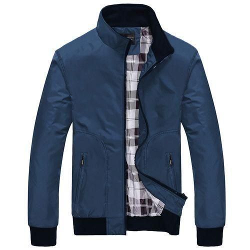 Premium Leather Blue Jacket